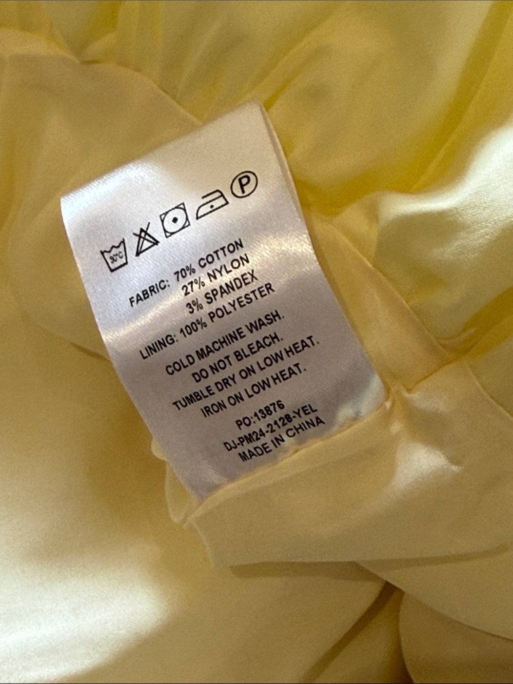 Peppermayo butter yellow mini dress - Picture 7 of 7